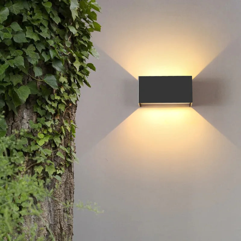 Vattentät LED vägglampa IP65 för inomhus och utomhus belysning
