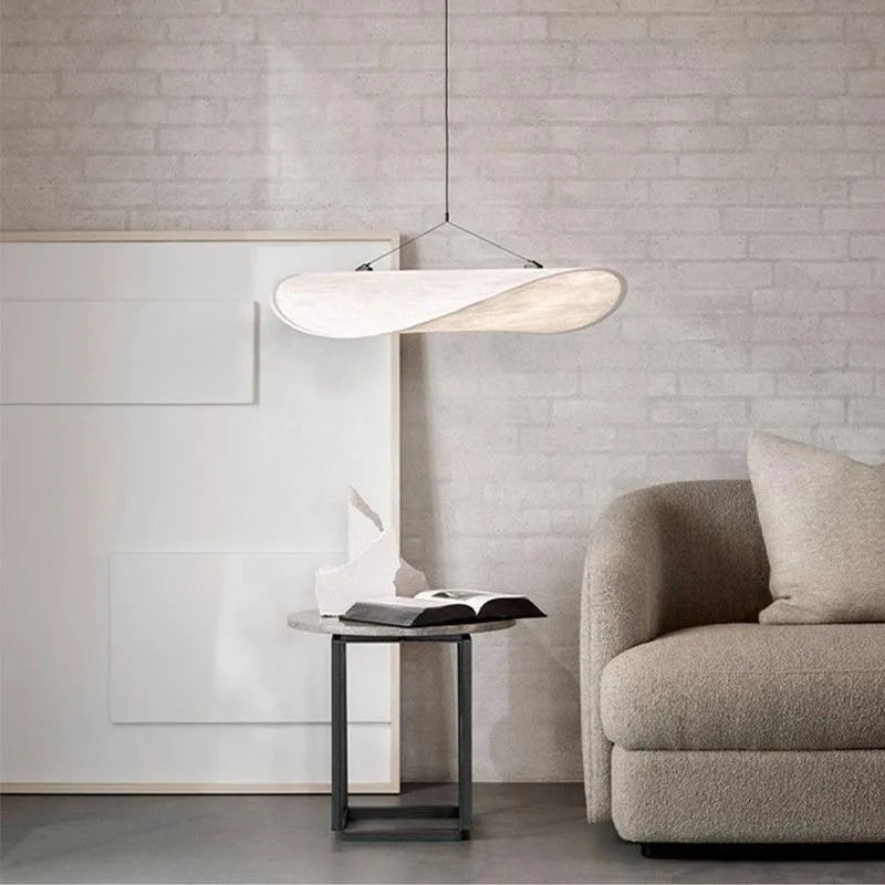 Handgjord silkespendel – nordisk wabi-sabi design för matsal och vardagsrum