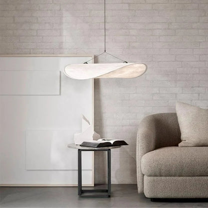 Handgjord silkespendel – nordisk wabi-sabi design för matsal och vardagsrum
