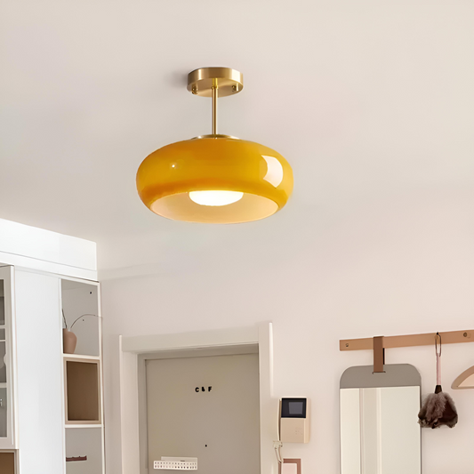 Retro glastaklampa i modern design för vardagsrum sovrum hall