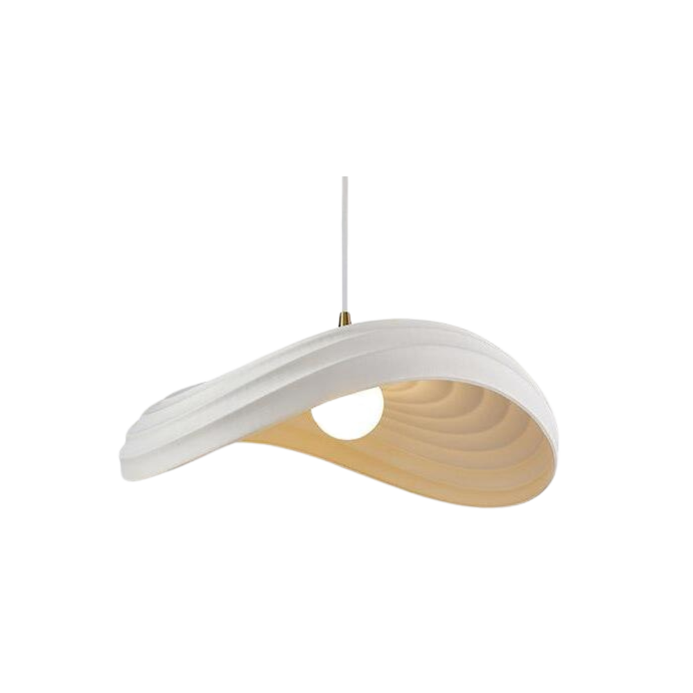 Wabi-sabi pendellampa i resin med LED för vardagsrum matsal hall
