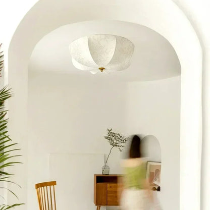 Plafond i tyg mid century art deco taklampa för vardagsrum sovrum matsal hall