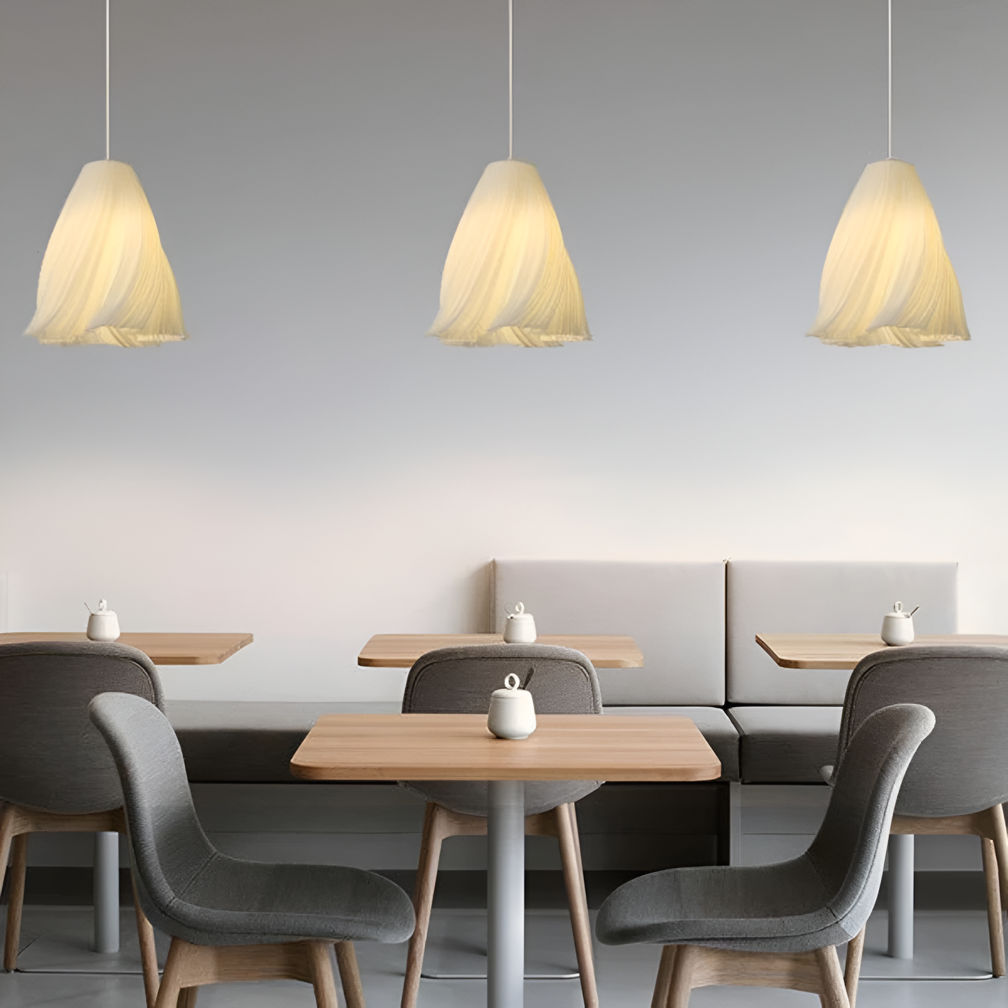 Konstnärlig pendellampa i modern design för matsal vardagsrum och arbetsrum