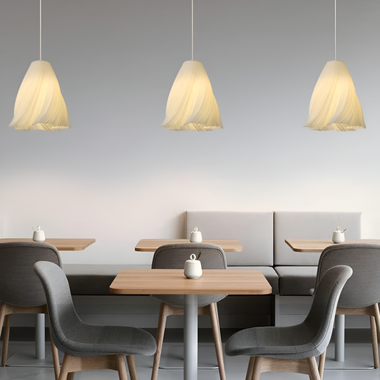 Konstnärlig pendellampa i modern design för matsal vardagsrum och arbetsrum