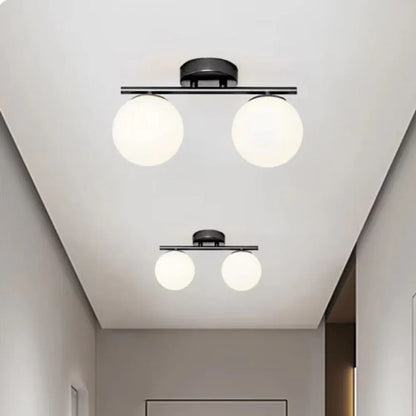 Modern taklampa i metall och glas – dimbar LED-plafond för vardagsrum och sovrum