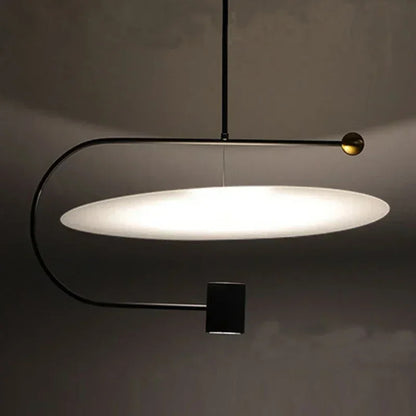Modern kreativ LED taklampa i järn och akryl för matsal vardagsrum kök