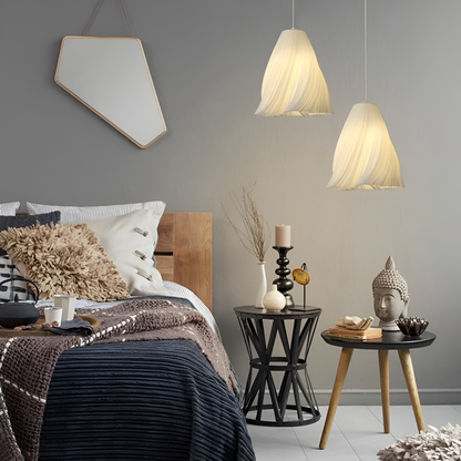 Konstnärlig pendellampa i modern design för matsal vardagsrum och arbetsrum