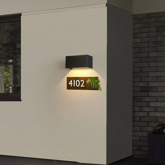 Vattentät LED vägglampa IP65 för inomhus och utomhus belysning