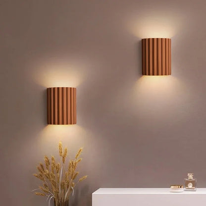 Modern vägglampa i resin LED för sovrum vardagsrum hall inomhus