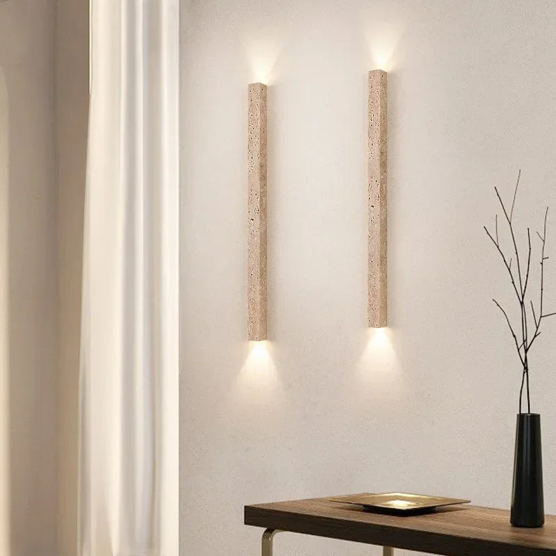 Lumicave | Retro vägglampa i sten – perfekt för sovrum och hall