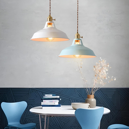 Retro industriell taklampa i aluminium för kök restaurang hem inredning