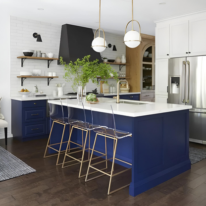 Modern pendellampa i glas och metall elegant taklampa för kök sovrum vardagsrum
