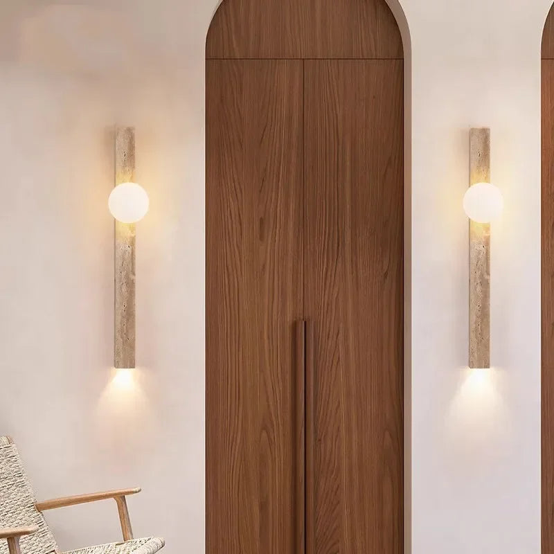 Lumicave | Retro vägglampa i sten – perfekt för sovrum och hall
