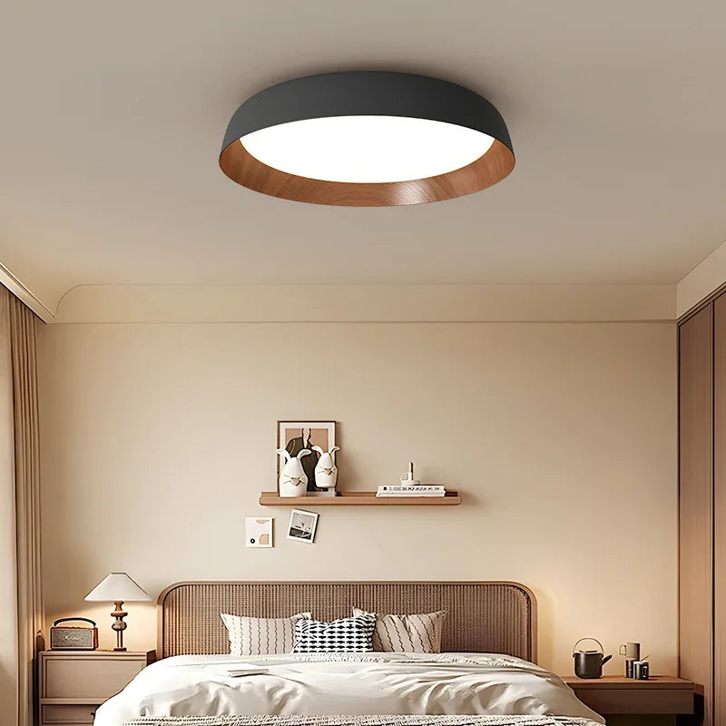 Nordisk LED Taklampa i Metall – Modern Plafond för Inomhusbelysning