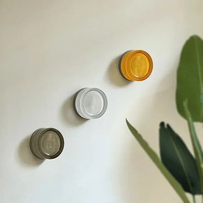 Modern rund vägglampa med mjukt LED-ljus för sovrum och vardagsrum