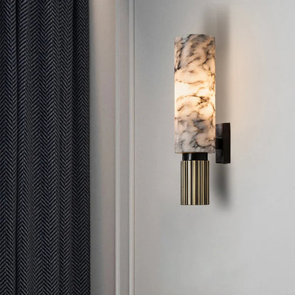 lumora | Modern vägglampa i marmor för sovrum, hall och vardagsrum