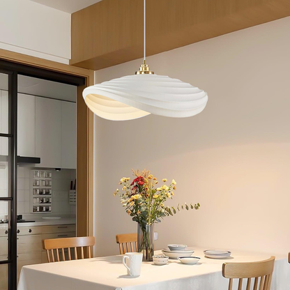 Wabi-sabi pendellampa i resin med LED för vardagsrum matsal hall