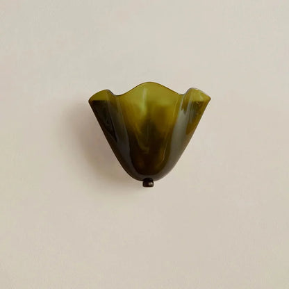 Retro Glasvägglampa – Elegant snäckformad design för vardagsrum & sovrum