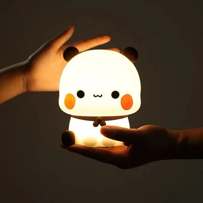 Pandapat | LED-djurnattlampa för barn – mysig och säker belysning till sovrum