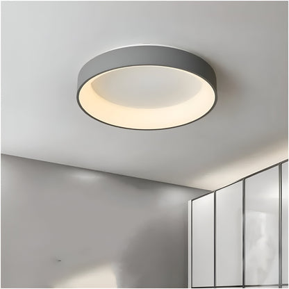 Modern Rund LED Taklampa i Akryl – Nordisk Minimalistisk Plafond för Inomhusbelysning