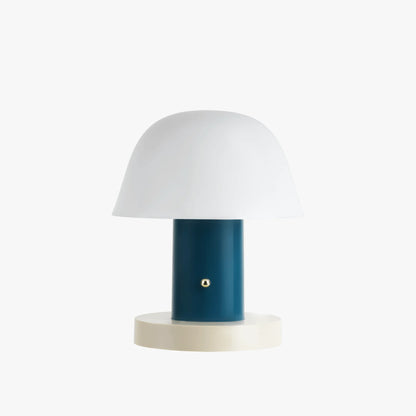 Modern svampformad bordslampa med dimbar LED för sovrum vardagsrum