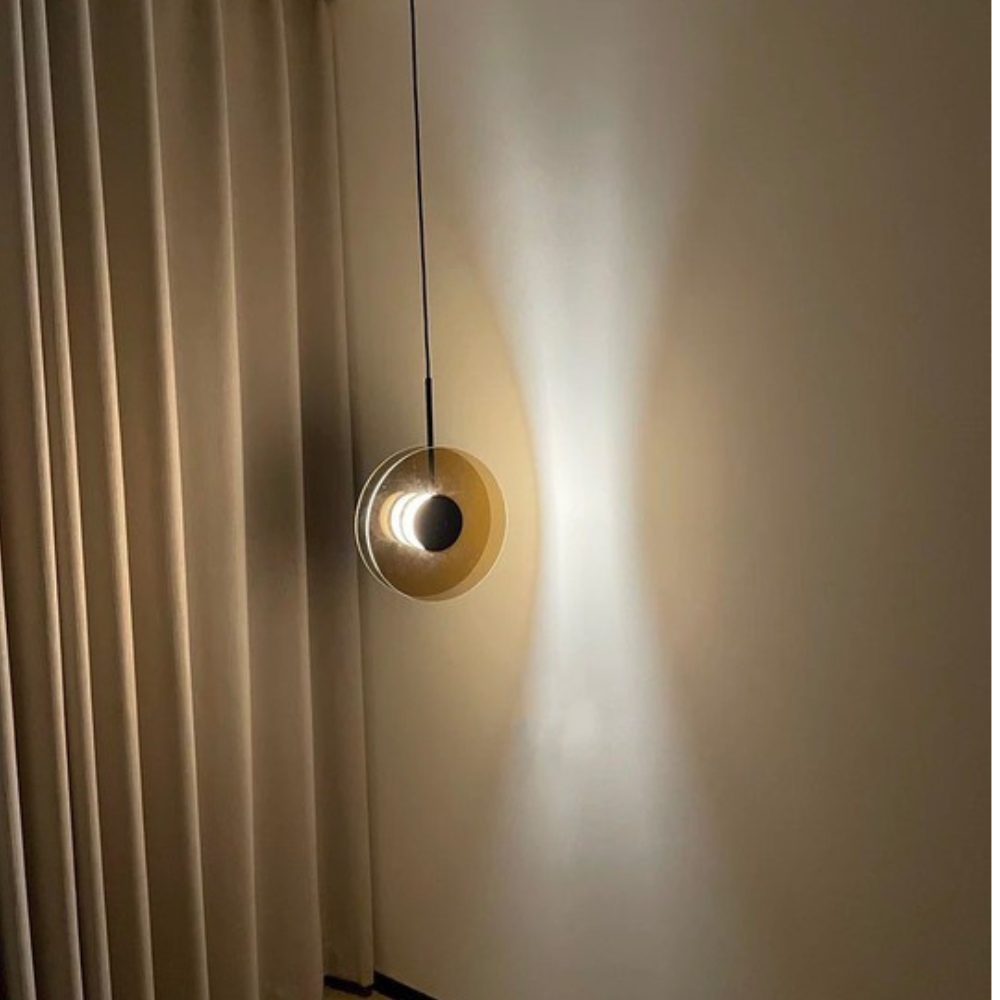 Postmodern glas och metall taklampa med LED och justerbar höjd för kök matsal vardagsrum