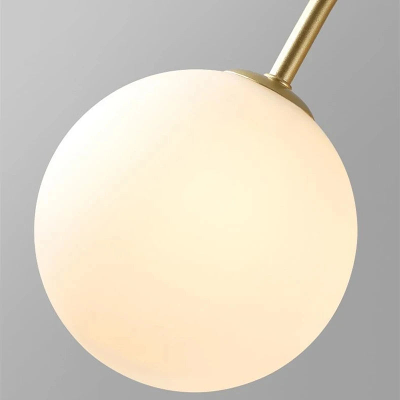 Modern minimalistisk taklampa med flera ljuskällor