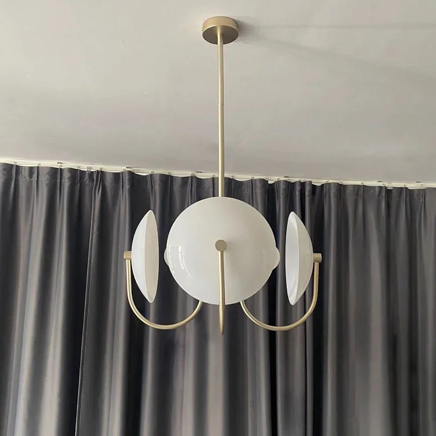 Modern takpendel i minimalistisk design med glaskupa för matsal sovrum vardagsrum