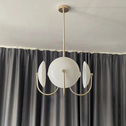 Modern takpendel i minimalistisk design med glaskupa för matsal sovrum vardagsrum