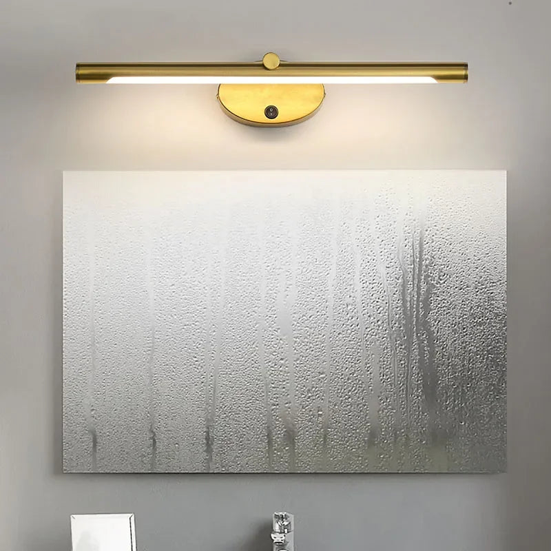 Modern LED vägglampa med touch funktion för badrum spegel och sovrum