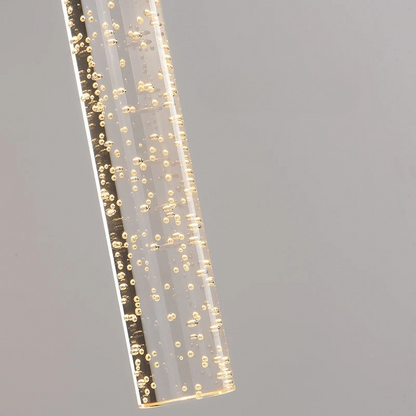 Modern vägglampa i kristall med LED stav 51 cm för sovrum vardagsrum hall