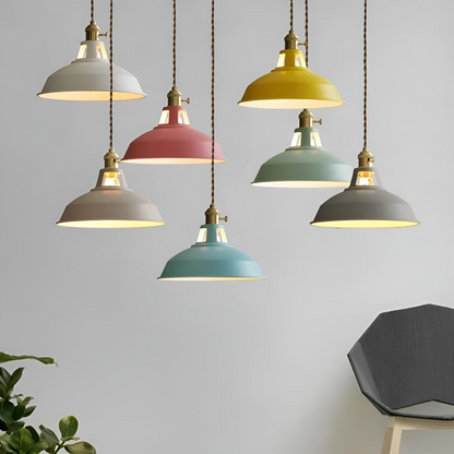 Retro industriell taklampa i aluminium för kök restaurang hem inredning