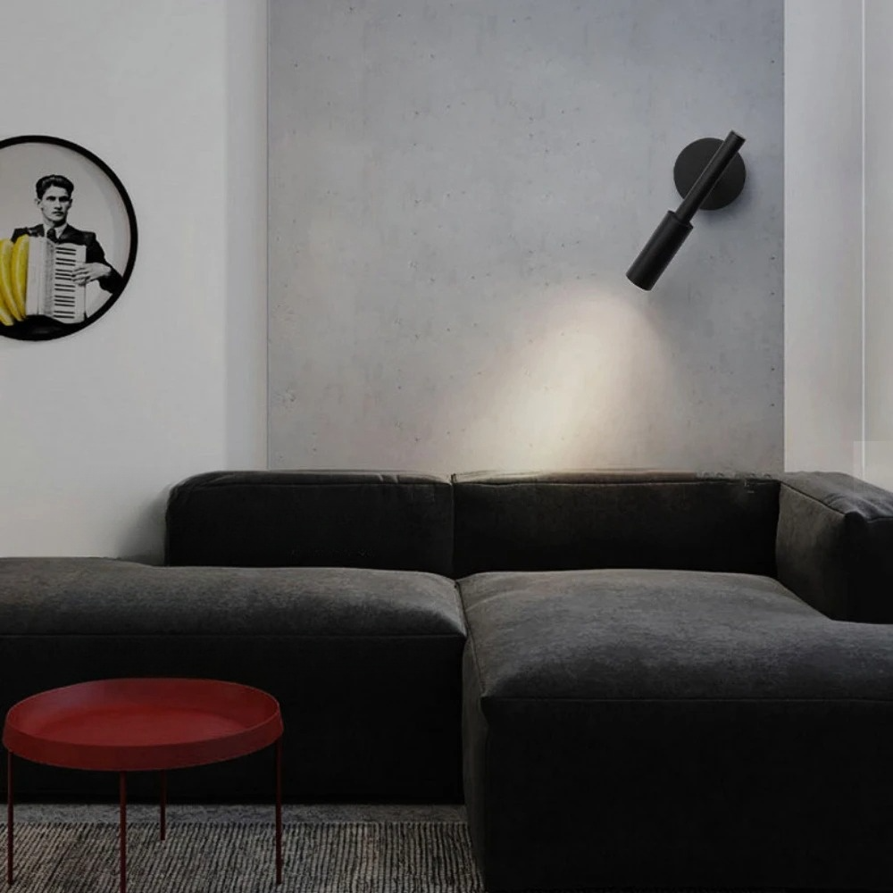 Modern justerbar vägglampa i aluminium LED för sovrum vardagsrum hall