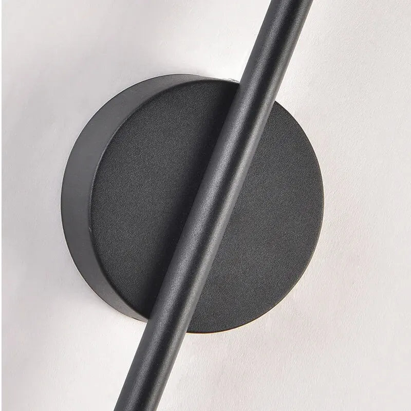 Minimalistisk LED vägglampa i aluminium linjedesign för sovrum vardagsrum hall