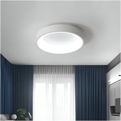 Modern Rund LED Taklampa i Akryl – Nordisk Minimalistisk Plafond för Inomhusbelysning