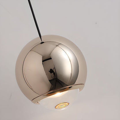 Nordisk justerbar LED pendellampa i aluminium för matsal sovrum och bar