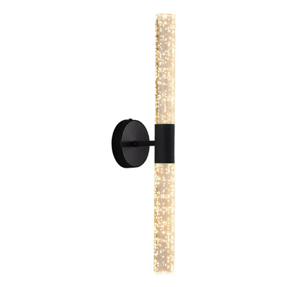 Modern vägglampa i kristall med LED stav 51 cm för sovrum vardagsrum hall