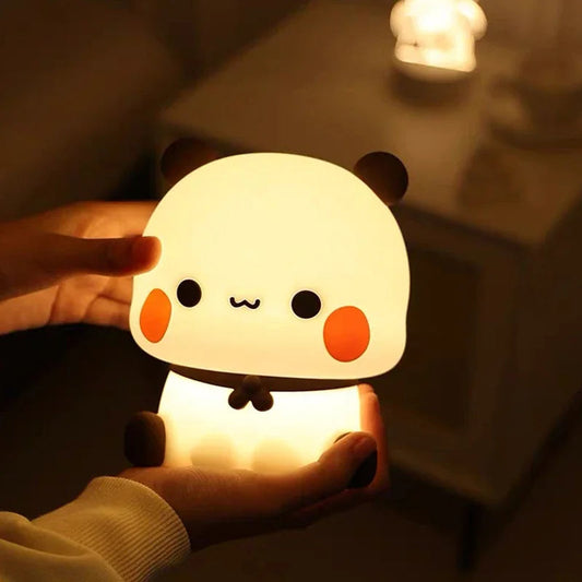 Pandapat | LED-djurnattlampa för barn – mysig och säker belysning till sovrum