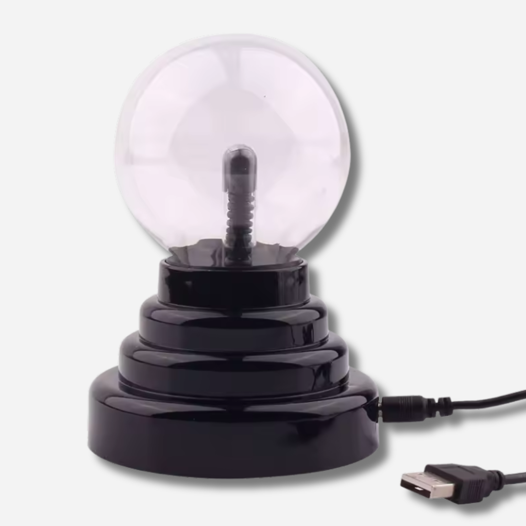 Voltrix | 9 cm plasmaboll med touchaktivering – dekorativ sfär för barn och skrivbord