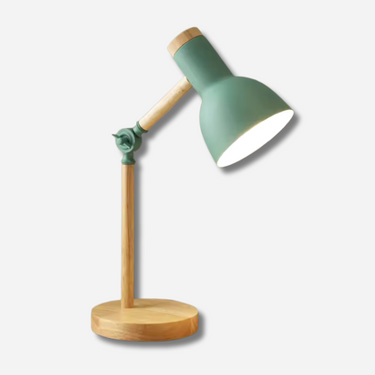 Nordura | Skandinavisk skrivbordslampa i trästil med stilren och modern design