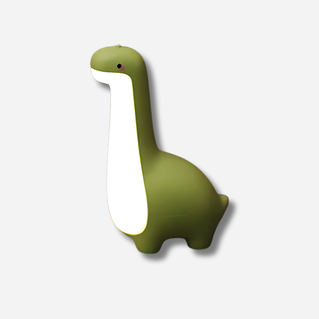 Dinoglow | Uppladdningsbar dinosaurie nattlampa för barnrum med mjukt sken