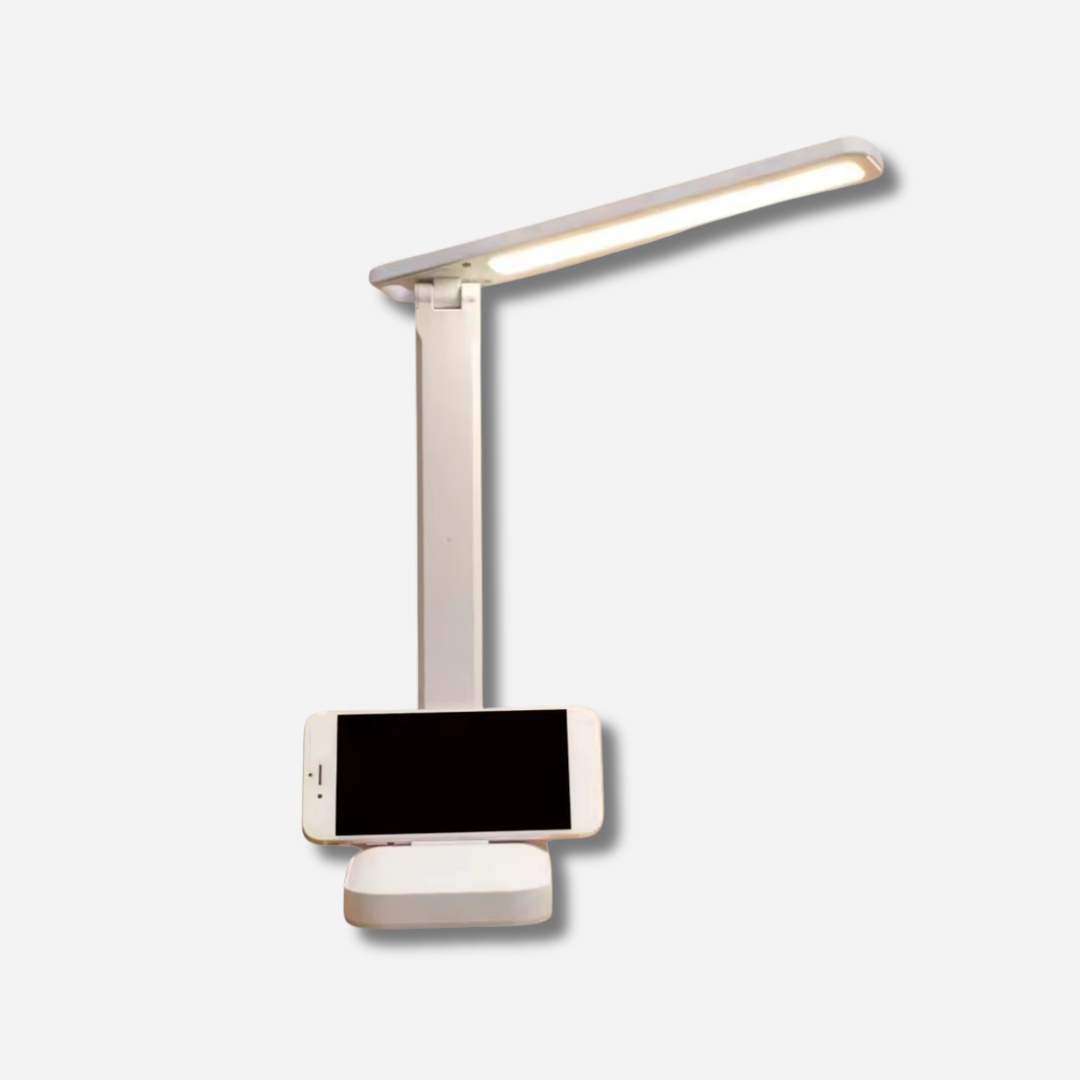Lumaflex | Vikbar LED skrivbordslampa med touchfunktion och modern design
