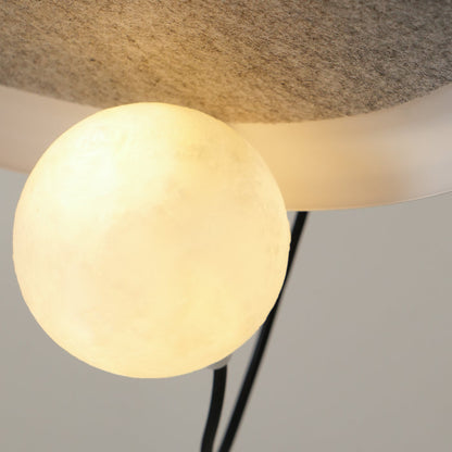Modern justerbar LED pendellampa i metall för matsal sovrum kök