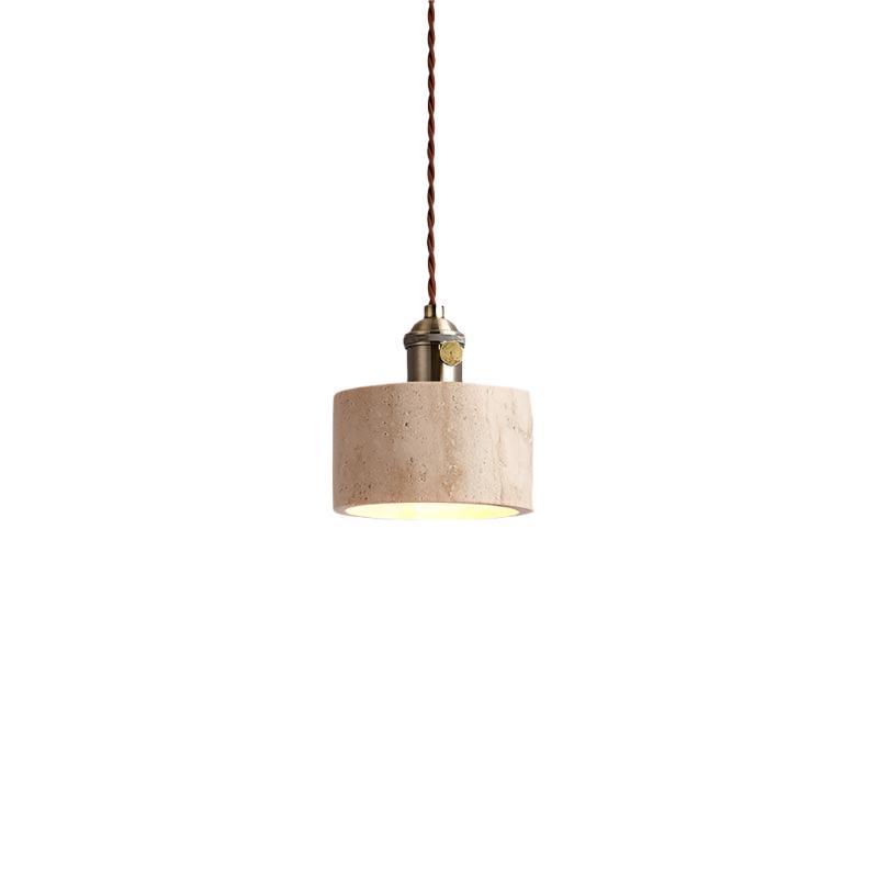 Modern stenpendellampa i wabi sabi stil för sovrum vardagsrum kök