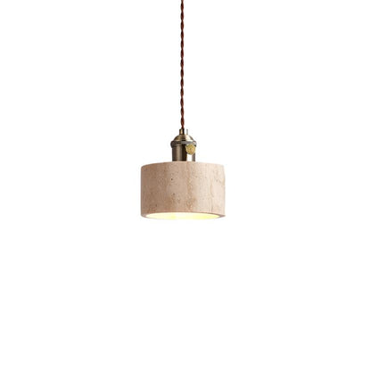 Modern stenpendellampa i wabi sabi stil för sovrum vardagsrum kök