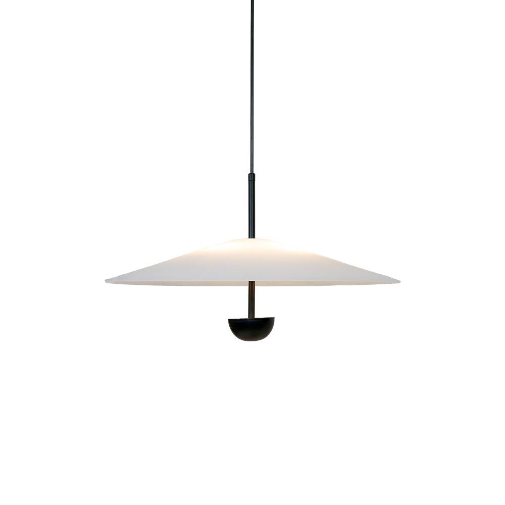Modern vit pendellampa i minimalistisk design för kök och vardagsrum