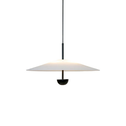 Modern vit pendellampa i minimalistisk design för kök och vardagsrum