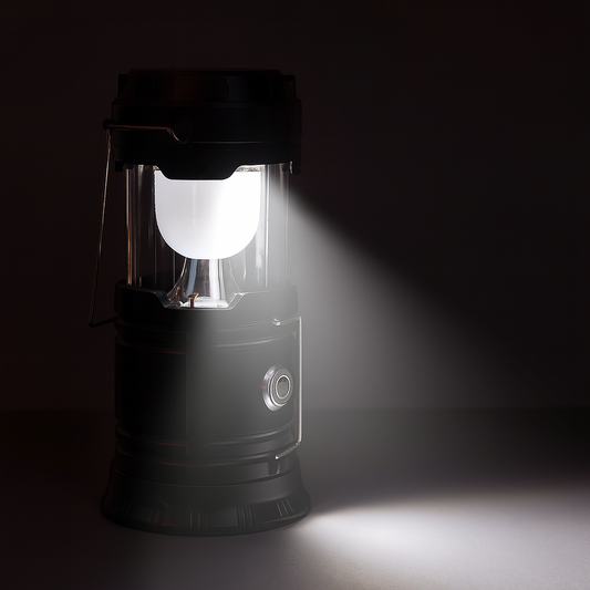 Smartsolar | Hopfällbar LED campinglykta med USB- och solcellsladdning