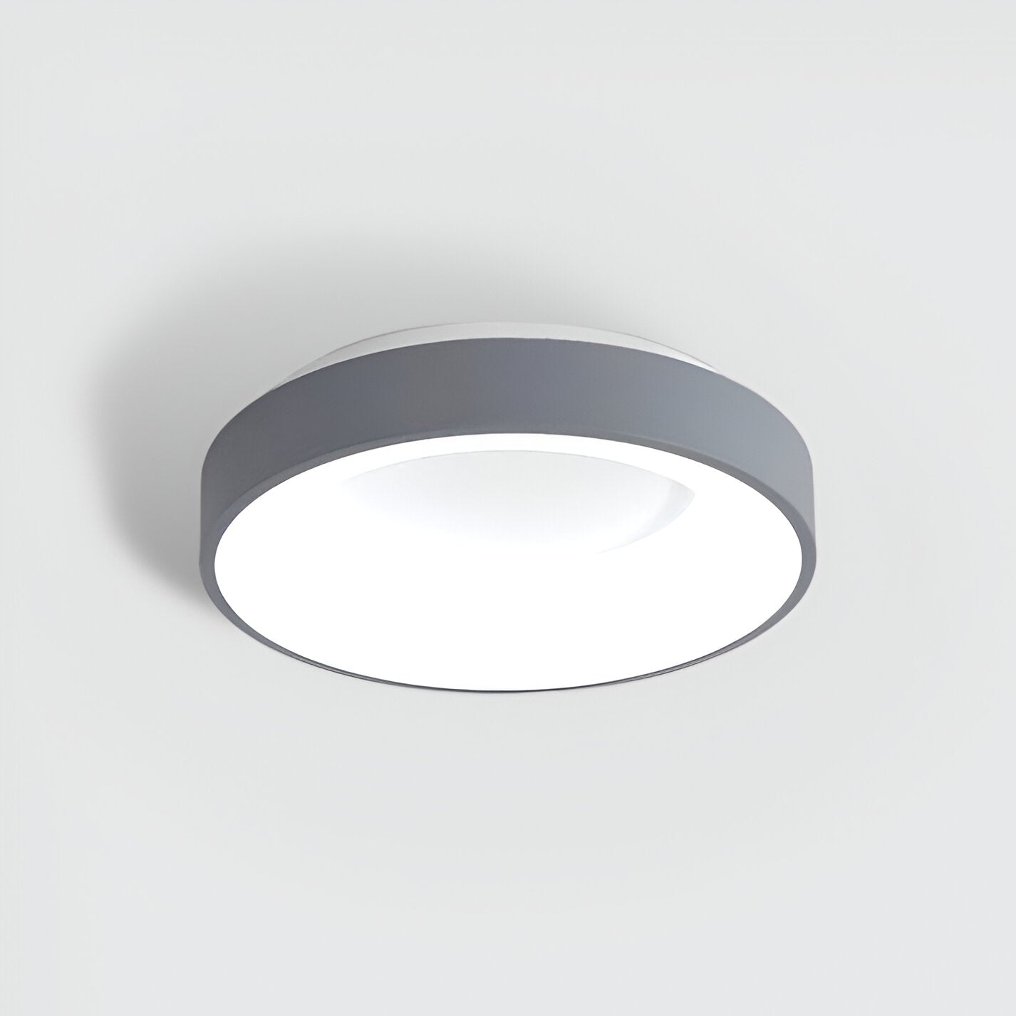 Modern Rund LED Taklampa i Akryl – Nordisk Minimalistisk Plafond för Inomhusbelysning
