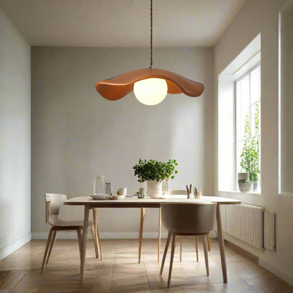 Modern hattformad takpendel i resin minimalistisk design för sovrum matsal